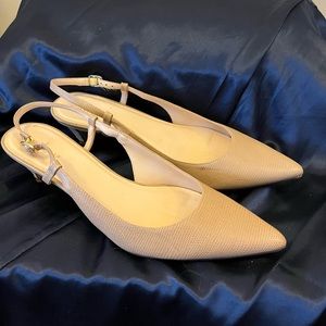 Cole Han leather sling back